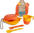 UCO 6-Piece Camping Mess Kit with Bowl, Plate, Collapsible Cup, and Switch Camping Spork