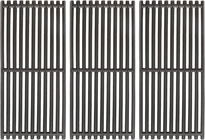 17" Cast Iron Grill Grates for Charbroil Commercial Infrared 463355220 463242516 463242515 466242615 463243016 463346017 466242616 463364824 3-Burner Parts for Charbroil Grill Grates G466-0025-W1A