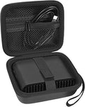 Case Compatible with TP-Link Ultra-Portable Wi-Fi 6 AX1500 AX3000 Travel Router, Storage Holder for TL-WR1502X TL-WR3002X Portable WiFi Hotspot, Ethernet Cable Network (Box Only)-Black