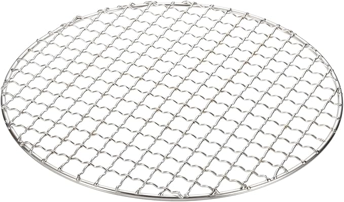 uxcell Stainless Steel Cooling Racks,8.7 Inch Round BBQ Grill Net Steaming Rack, Oven & Dishwasher Safe, for Baking Grilling Roasting Silver
