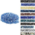 VEVOR Fire Glass, 10 lbs, Cobalt Blue, 1/4 Inch High-Temperature Resistant Reflective Glass Rocks, Smokeless Fire Pit Stones for Outdoor Table & Landscaping