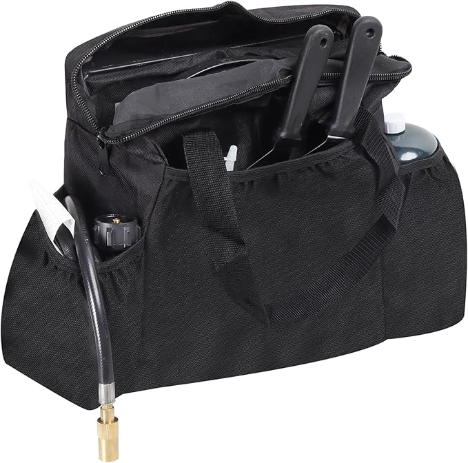 Carry Case for Coleman Road Trip 285/225/LX/LXE/LX Grill Grates, Portable Grill Accessories Organizer for Outside, Compatible with Swaptop Cast Iron