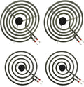 MP22YA Electric Range Burner Element Unit Set - 2 pcs MP15YA 6" & 2 pcs MP21YA 8" Stove Burners Replacement for Kenmore, Whirlpool, Maytag, Hardwick & Norge Electric Ranges/Stoves