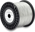WCS .032 Stainless Steel Safety Lock Wire, T302/304, NASM20995C MS20995C, ASTM A580 Condition A, AMS569, Mechanics Wire for Aircraft, Automotive, & Industrial Use, 5lb Dispenser Can, Approx 1810 ft
