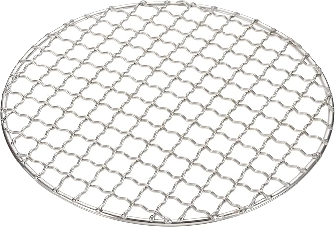 uxcell Stainless Steel Cooling Racks,7.1 Inch Round BBQ Grill Net Steaming Rack, Oven & Dishwasher Safe, for Baking Grilling Roasting Silver