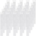 Adjustable Cable Ties Organizer Fastener with Plastic Buckle (White 12Inch 25Pcs)