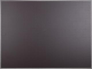 KINGFOM Desk Pad & Mat 24" x 18" Protector Large Mouse Pad PU Leather for Desktops and Laptops (Brown)