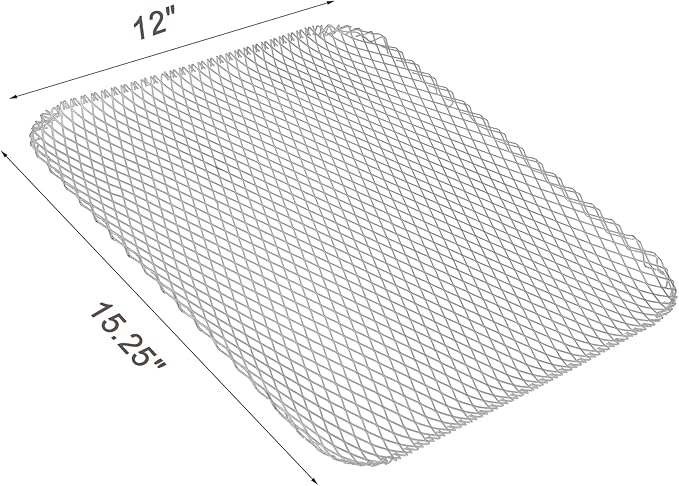 Kingrol 10-Pack Disposable Grill Toppers, 15.25 x 12 Inch BBQ Grilling Mats, Prevents Food from Falling Through Grates, Ideal for Meat & Veggies, Outdoor Grill Accessories
