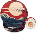 Mountain Mouse Pad with Wrist Support Setting Sun Mousepad Wrist Rest Gel Mouse Mat Sunset Cushion Mouse Pads for Computer Office Work Women Men Kids