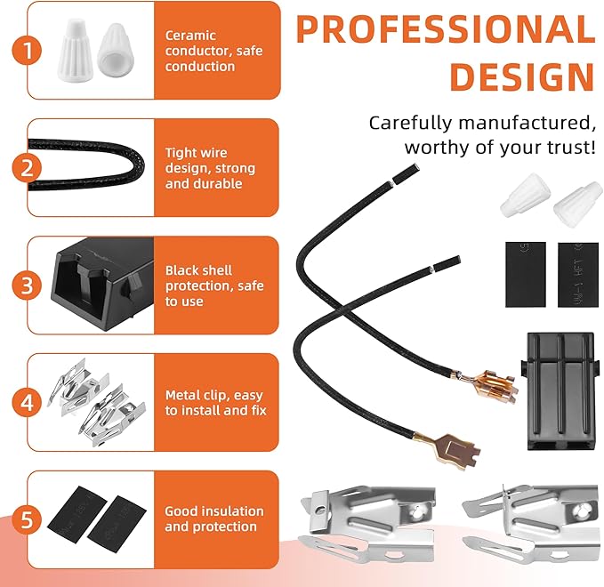 MP22YA Electric Stove Top Burner Replacement Include 2*MP15YA 6" &2*MP21YA 8" &330031 Surface Element Receptacle Kit Compatible for Whirl-pool Ken-more Cro-sley May-tag Kithcen-aid etc Stove by MIFLUS