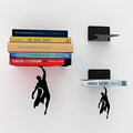 Artori Design Floating Bookshelf for Kids - Superhero Wall Decor and Room Decor - Invisible Metal Book Shelf for Book Lovers, Unique Gift Idea
