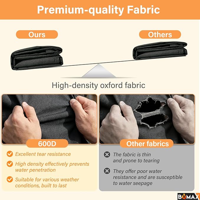 BQMAX Griddle Carry Bag for Camp Chef Griddle SG90 FG26 CGG24B, Heavy Duty 600D Polyester Zipper Griddle Bag, 16" x 24" Extra Large Griddle Bag for Camping Chef Accessories