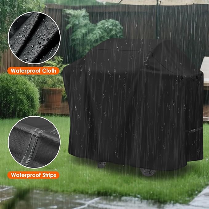 Grill Cover for Blackstone 36" Griddle Cooking Station, 68inch Outdoor Grill Cover Waterproof for BBQ Grill for Outdoor Cooking Kitchen-68 L x 28" W x 32" H