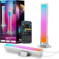 Govee Smart LED Light Bar, RGBICWW WiFi TV Lights Compatible with SmartThings, Matter, Alexa, LED Light Bar with Scene and Music Modes for Living Room, Gaming, PC, Monitors, App Control | Silver