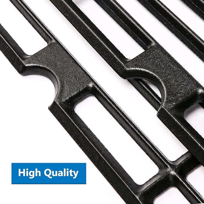 Utheer Cast Iron Grill Grates fit Oklahoma joe's Longhorn Comb Charcoal/Gas Smoke 12201767,14201767, fit Oklahoma joe's Longhorn 18202083,16202046,15202029 Cast Iron Grill Cooking Grids, 4 Pack