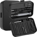 Precision Screwdriver Set, SOONAN 150 in 1 Electronics Tool Kit with 120 Bits Magnetic Screwdriver Set & 30-bit Magnetic Set Handy Repair Tool for Computer Phone Watch Camera Laptop, Black