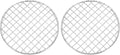 uxcell 2 Pcs Round Cooking Rack, Dia 5.9 Inch Stainless Steel Grill Grate Cross Wire Barbecue Grill for Cooking Baking Air Fryer Racks, Silver
