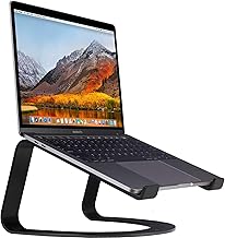 Twelve South Curve for MacBooks and Laptops | Ergonomic desktop cooling stand for home or office (matte black)