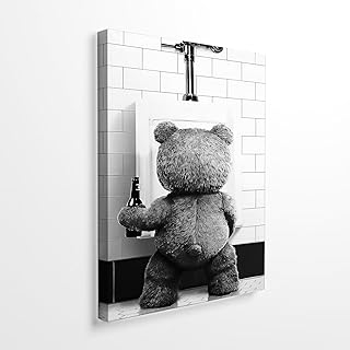 DIHSIEG 12x16 Canvas Wall Art funny bathroom wall art Print Poster Vintage Poster Frameless Floral Can be hung on the Wall Heal Your Heart poster Wall Art Canvas