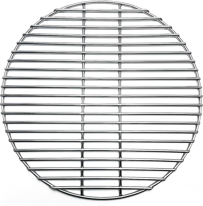 17" Round Fire Grate, Bottom Grate Replacement for BGE, Big Green Egg XL for Weber 22" Kettles Charcoal Grill, One-Touch, Master Touch, Bar-B-Kettle, Performer Charcoal Grill,