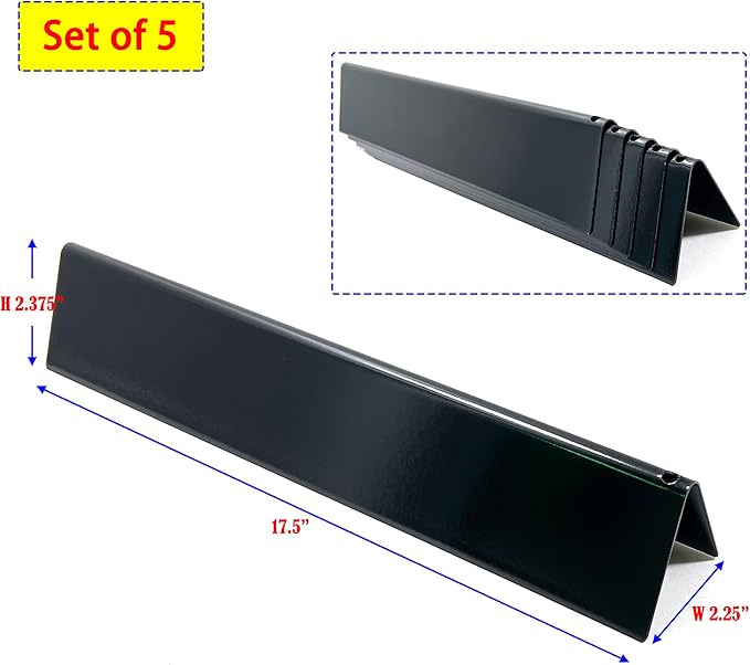 Direct Store DG264 19.5" Grill Grates 17.5" Flavorizer Bars for Weber Genesis 300 Series E-310 E-320 E-330 EP-310 EP-320 EP-330 S-310 S-330 Gas Grill (2011-2016 with Front Control Knobs) 7524 7621