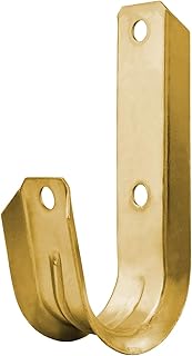 1 5/16 Inch Heavy Duty Metal Cable & Wire Support J-Hook Hangers for Wall Mounting & Attaching to Vertical Surfaces for Cable & Wire Management