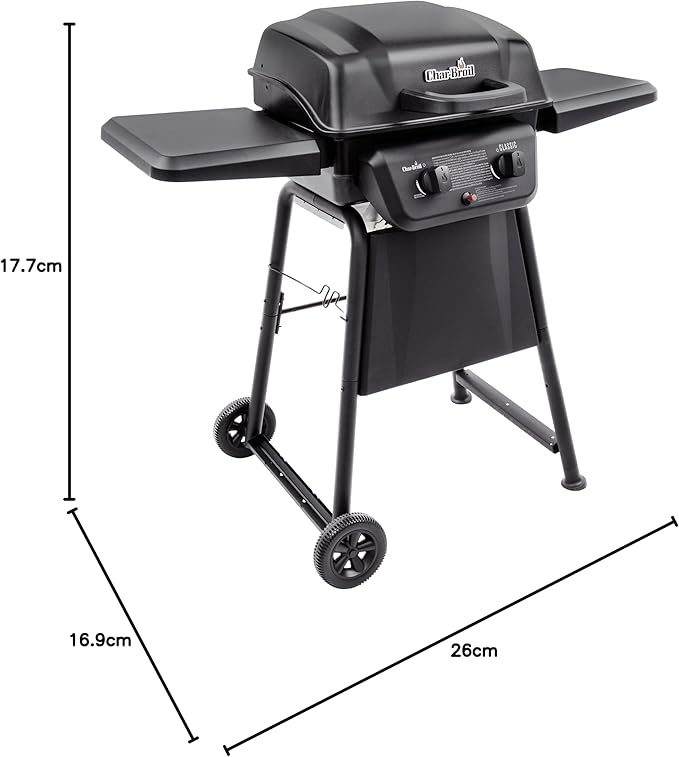 American Gourmet by Char-Broil Classic Series Convective 2-Burner Propane Stainless Steel Gas Grill - 463672717