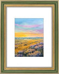 9x12 Picture Frame for 6x8 Photo with Mat or 9x12 Artwork Without Mat, Real Glass & Wall Mounting(Green Gold)