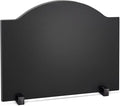 INNO STAGE 22" Fireback for Fireplace- Iron Fireplace Back Plates with Feet, Fireplace Wall Protection, Fireplace Heat Reflect, Black