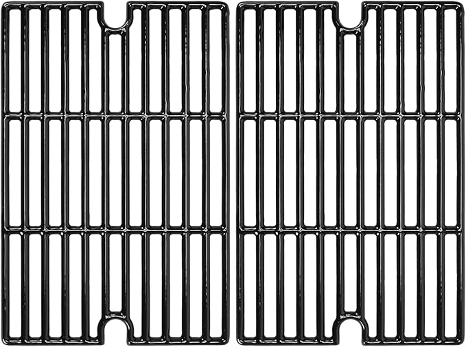 Hisencn 16.5" Cast Iron Cooking Grate Replacement for Smoke Hollow PS9900 7000CGS, Charbroil 463722315 463722313 463722416, Kenmore 141.152270 141.155400, Kingsford 24 inch Expert Grill 24 inch