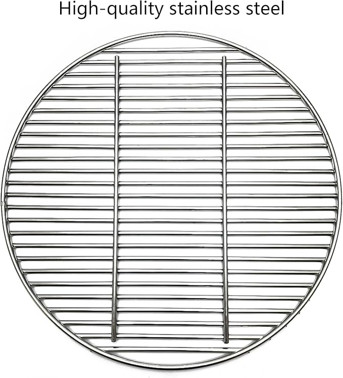 15-1/2" Round Cooking Grids Grates for BGE M, Big Green Egg Medium, Brinkmann, Cook'N Cajun Charcoal Grill