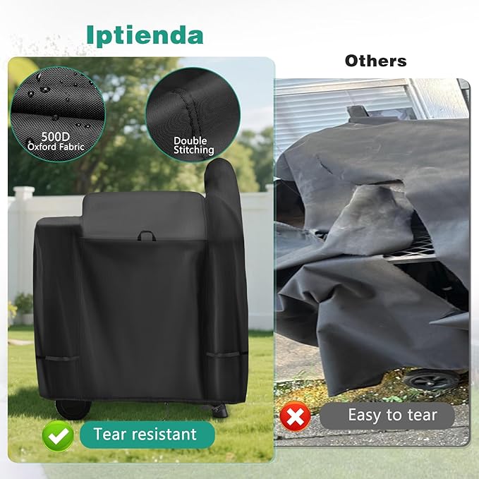 Grill Cover for Traeger Pro 22 Smoker Grill, 41inch Outdoor Grill Cover Waterproof Heavy Duty for Traeger Pro 575 Pellet Smoker Grill-41 L x 27" W x 47" H