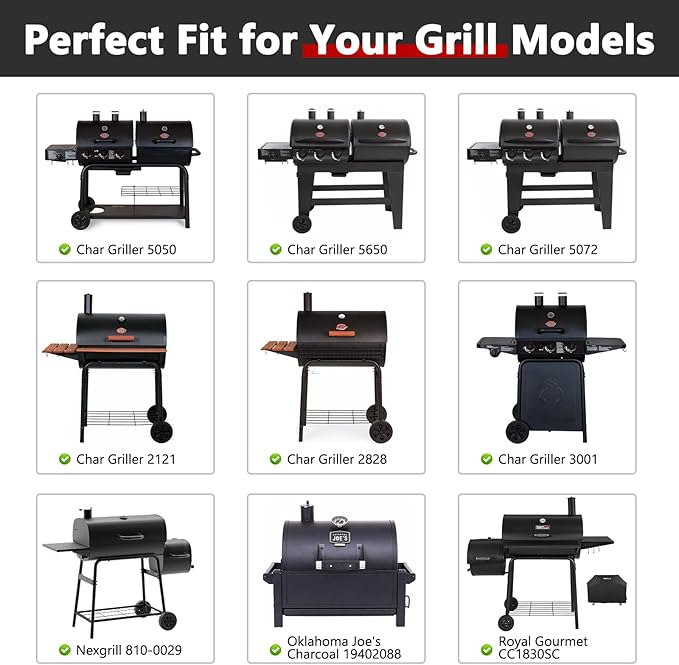 Criditpid 15.75" - 26" Ash Pan Replacement Parts for Char griller 5050 5650 2121 5072 3001 2828 2123 2823 2929 E1224 1224 Charcoal Grill, Adjustable Ash Tray with 2 Fire Grate for Chargriller Parts