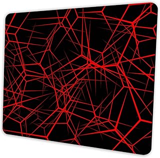 Abstract Lines Mouse Pad Personalized Design, Non-Slip Surface, Rubber Base, Small Office Desk Pad for Computers and Laptops