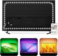 HAMLITE TV Bias Lighting 6500K True White for 70 72 75 80 82 85 Inch TV, 18Ft USB TV LED Backlight with RF Remote Cover 4 Sides Behind TV Background Room Decor Gaming Light for Men Ambient Mood Light