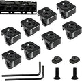 Metal Pressure Switch Cable Guides for M-LOK System, Flashlight Laser Wire Management Clips (8 Pack)
