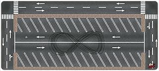 XXL 1/64 Scale Parking Lot Mouse Pad 90x40cm Non-Slip Rollable Desk Mat | Large Diorama Playmat for Hot Wheels, Matchbox, Mini GT, Tarmac, Inno64 and Diecast Car Collectors, Kids and Gamers