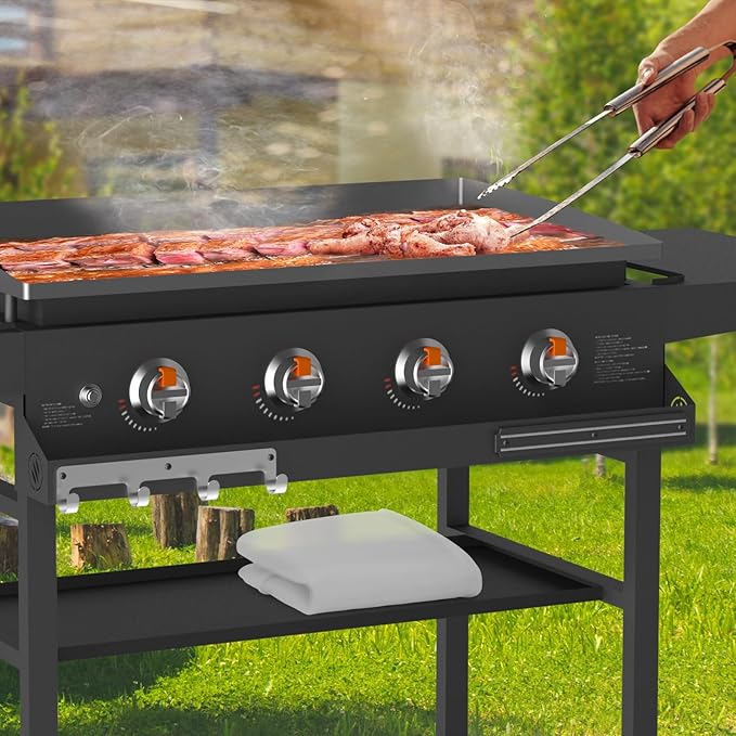 Silicone Griddle Mat Cover for Blackstone - 36 Inch True All-Encompassing Coverage Heavy Duty Food Grade Grill Buddy Mat, All Season Cooking Surface Protective Cover