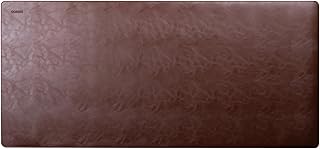 Cossini XL Desk Pad - Large Vegan Leather Desk Mat (17 x 36) - Buttery Smooth Writing, Damage Blocking, Non-Slip, Waterproof - Home Office Computer Desk Protector Blotter Laptop Keyboard Mouse Pad