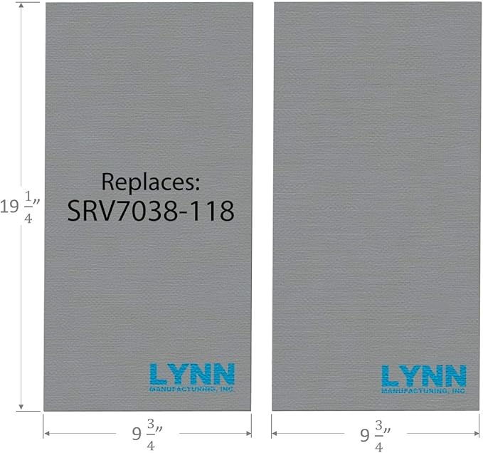 Lynn Manufacturing Replacement Quadrafire Baffle Board, 5700 Acc, Step Top, SRV7038-118, Set of 2 pcs, 2367A
