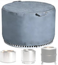 Chinchilla Fire Pit Cover for Solo Stove Bonfire 2.0 - Waterproof 600D Oxford Fabric Cover for 19.5 to 21 Inch Outdoor Fire Pits, All-Weather Protection with Drawstring & Heat-Resistant Handle