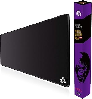 4XL Huge Mouse Pads Oversized Giant Mouse Pad (60''x30''x0.12'') - XXXXL Extended Mousepad Full Desk Mat Suitable for Gamers - Black