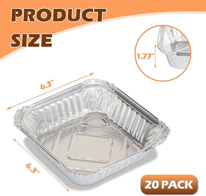 Grease Tray Liner for Royal Gourmet GA Series Propane Gas Grill Drip Pan Liner Barbecue Parts, Disposable Aluminum Foil Grease Cup for Royal Gourmet GA5401T GA5404S GA6402S Grill Accessories, 20 Pack