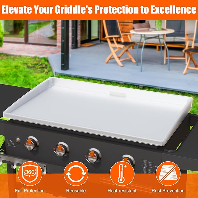 Silicone Griddle Mat Cover for Blackstone - 36 Inch True All-Encompassing Coverage Heavy Duty Food Grade Grill Buddy Mat, All Season Cooking Surface Protective Cover