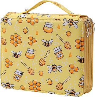 Portable Colored Printing Pattern Pencil Case Holds 120 pcs Pencils Bag Organizer with Handy Wrap Portable- Multilayer Holder for Watercolor Pens or Markers, Pencil Case Organizer for Artist