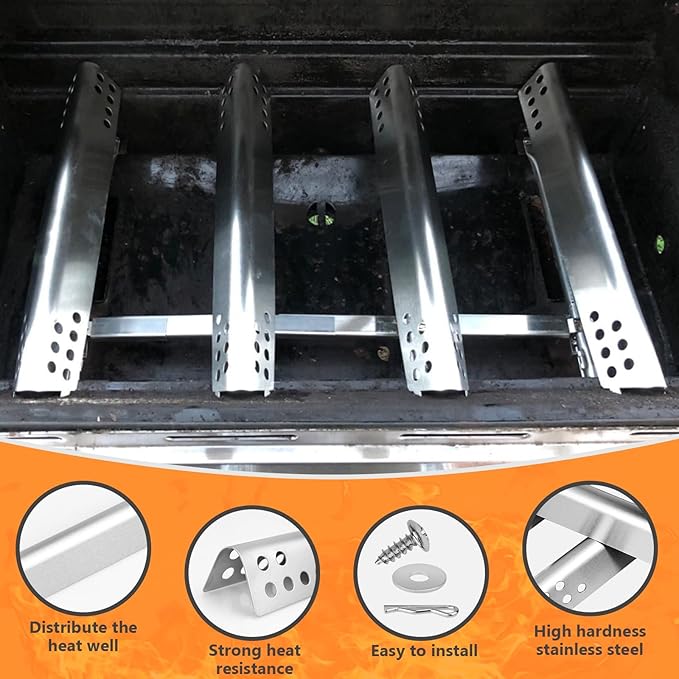 Hisencn Grill Replacement Parts for Charbroil Performance 463347519, 463347518 463377017, 463361017, 304 Stainless Steel Grill Parts for Char-Broil 463275517, 463376117, 463377117, 463376018P2