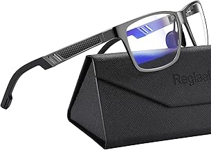 Blue Light Blocking Glasses Metal Frame for Men/Woman Gaming Computer Screen Glasses