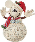 Enesco Disney Traditions by Jim Shore Mickey Mouse Snowman Snowy Smiles Figurine, 6.75 Inch, Multicolor