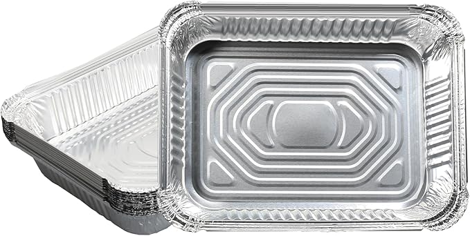 Drip Pan Liners Replacement Parts for Charbroil Bistro Pro 25302146 25302161 25302145 Electric Grill Parts, Aluminum Disposable Foil Grease Tray for Charbroil Bistro Pro Gas Grills, 10 Packs