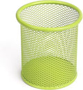 Tamaki Pen Holder Cup for Desk, Wire Mesh Pencil Cup Holder for Desk Office Pen Organizer (Green)